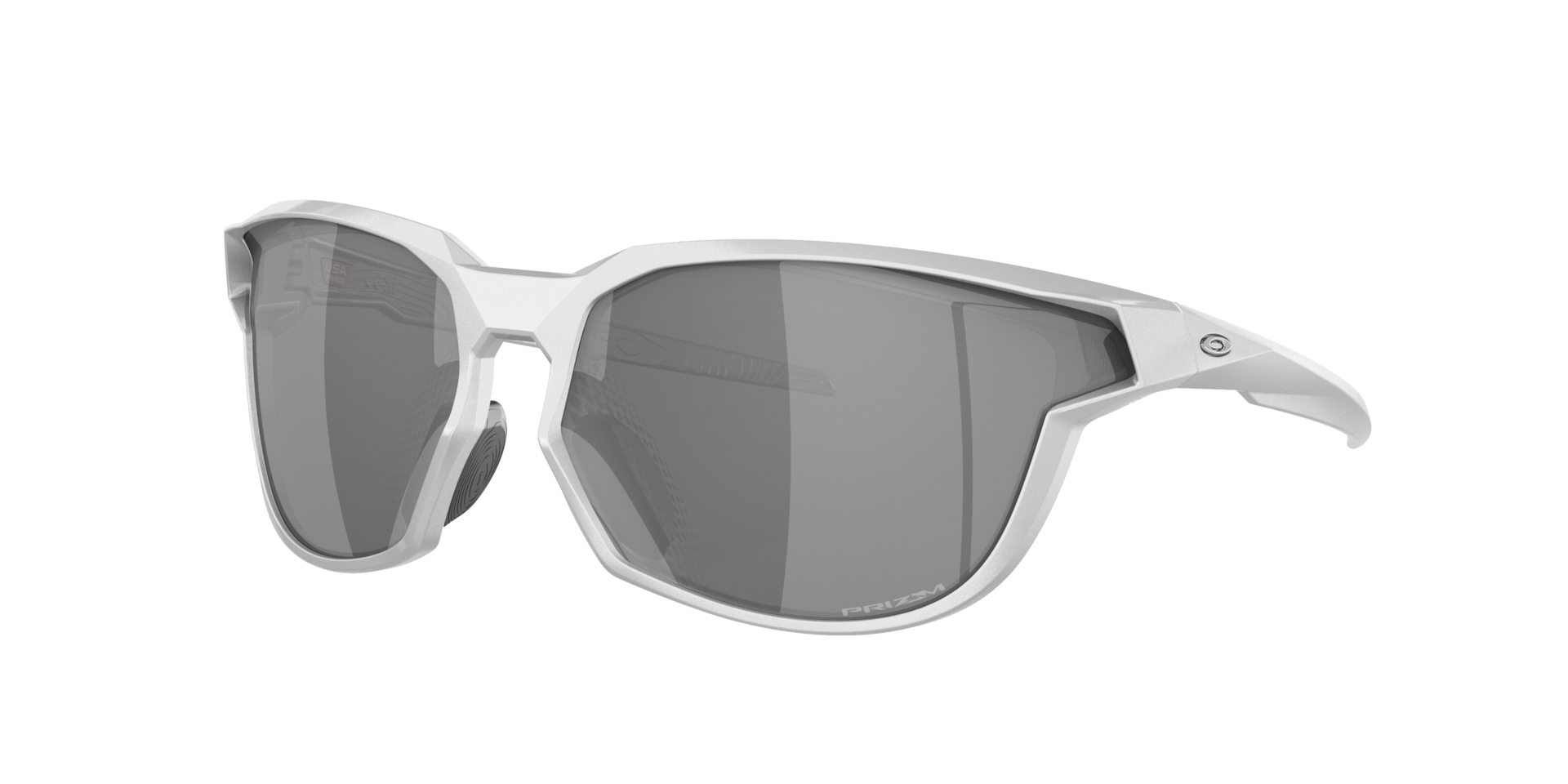 Oakley Hombre Sunglass OO9227 Kaast X-Silver Collection - Color del Marco: X-Silver, Color de la Lente: Prizm Black