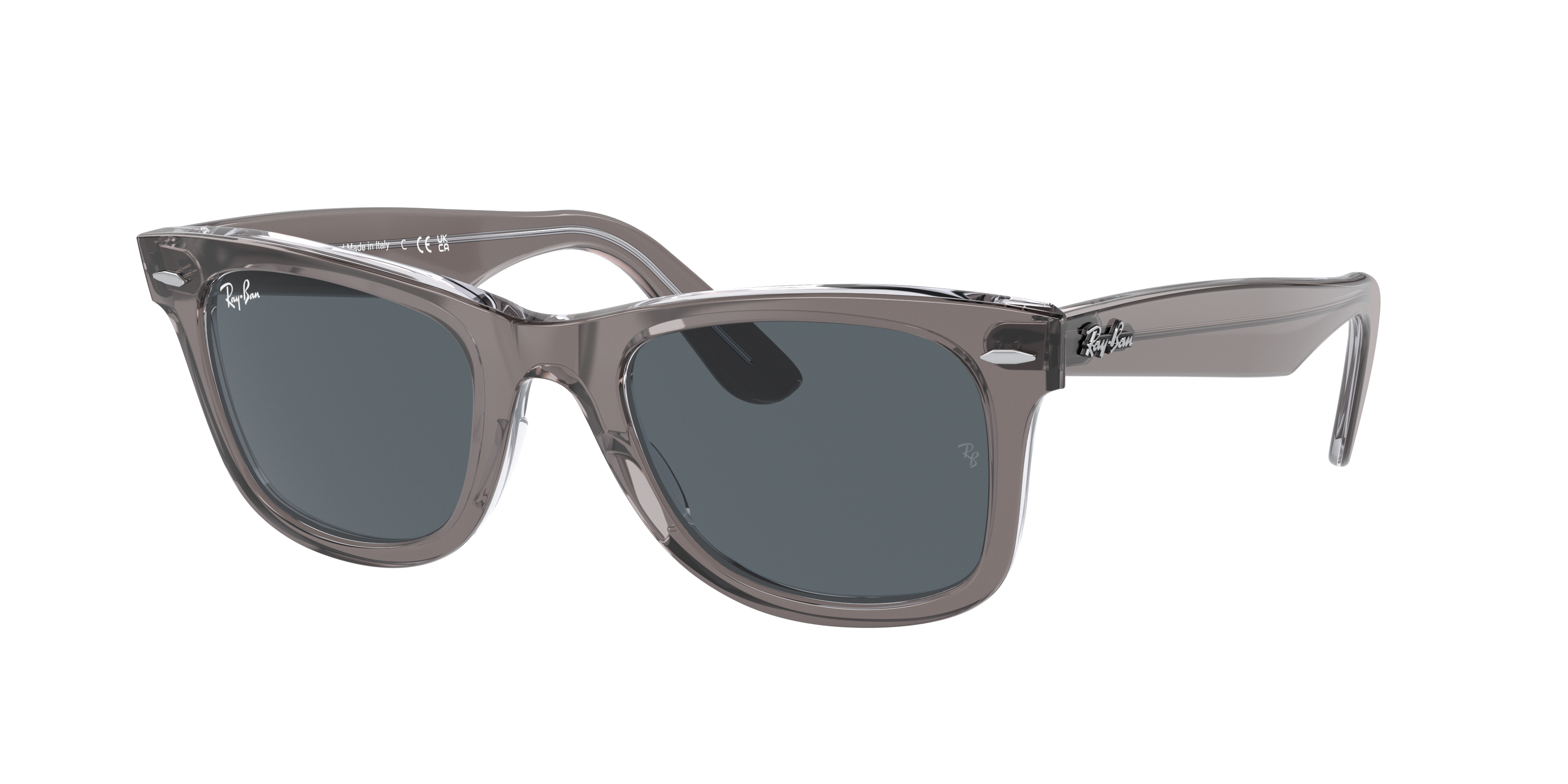 Ray-Ban Original Wayfarer Classic L (50 - 22) with Blue lenses and
