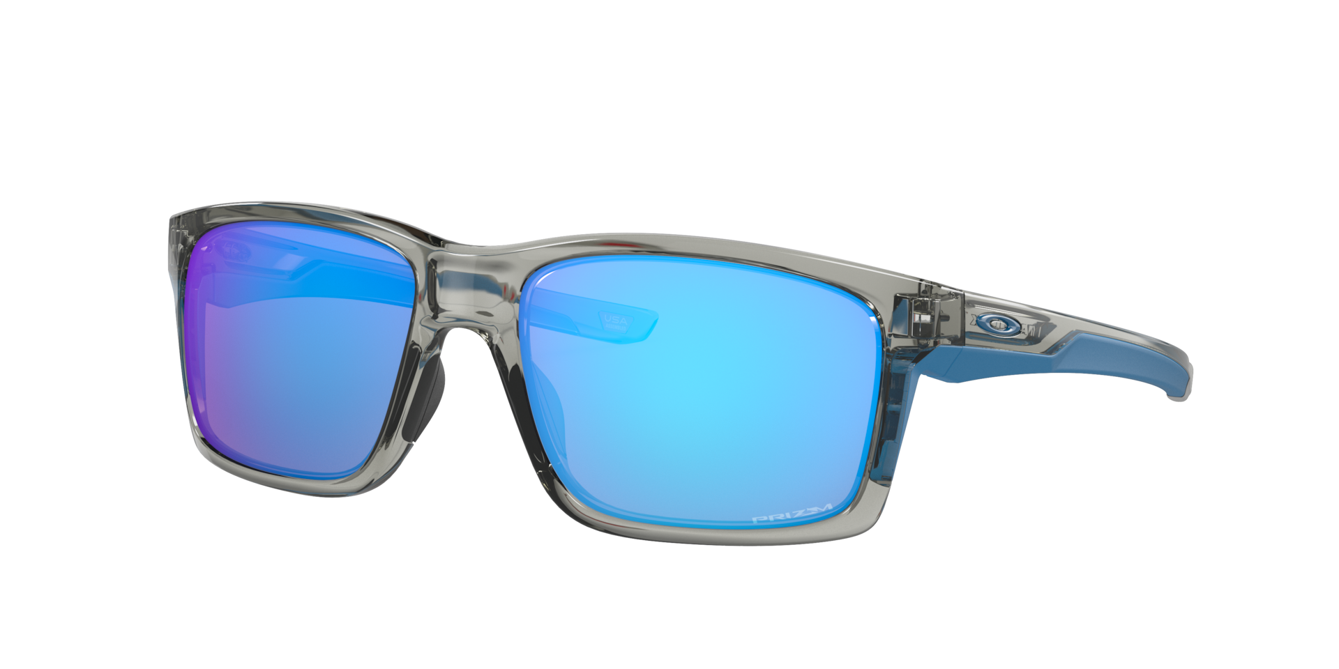 Oakley Mannelijk Sunglass Mainlink™ - Framekleur: Grijs inkt, Lenskleur: Prizm Sapphire