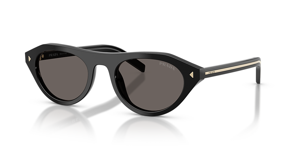 Prada PR B15S M (51 - 21) with Grey lenses and Black frame