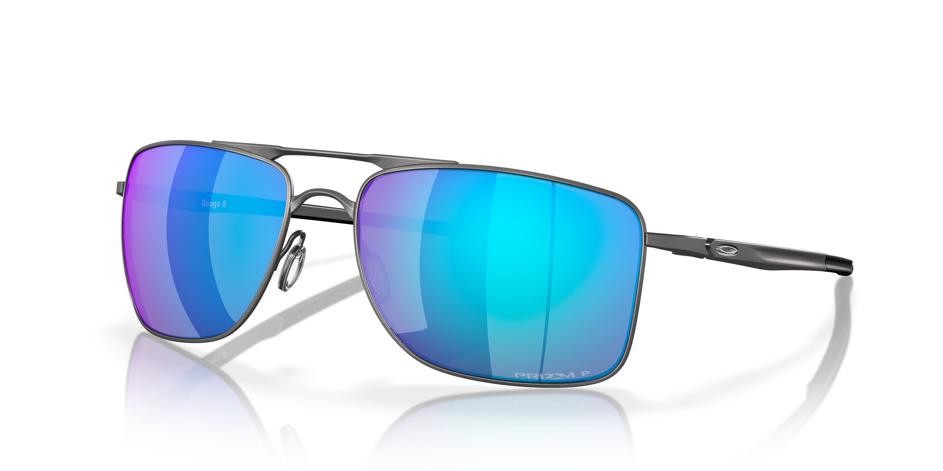 Oakley Gauge 8 XXL (62 - 17) with Blue lenses and Grey frame