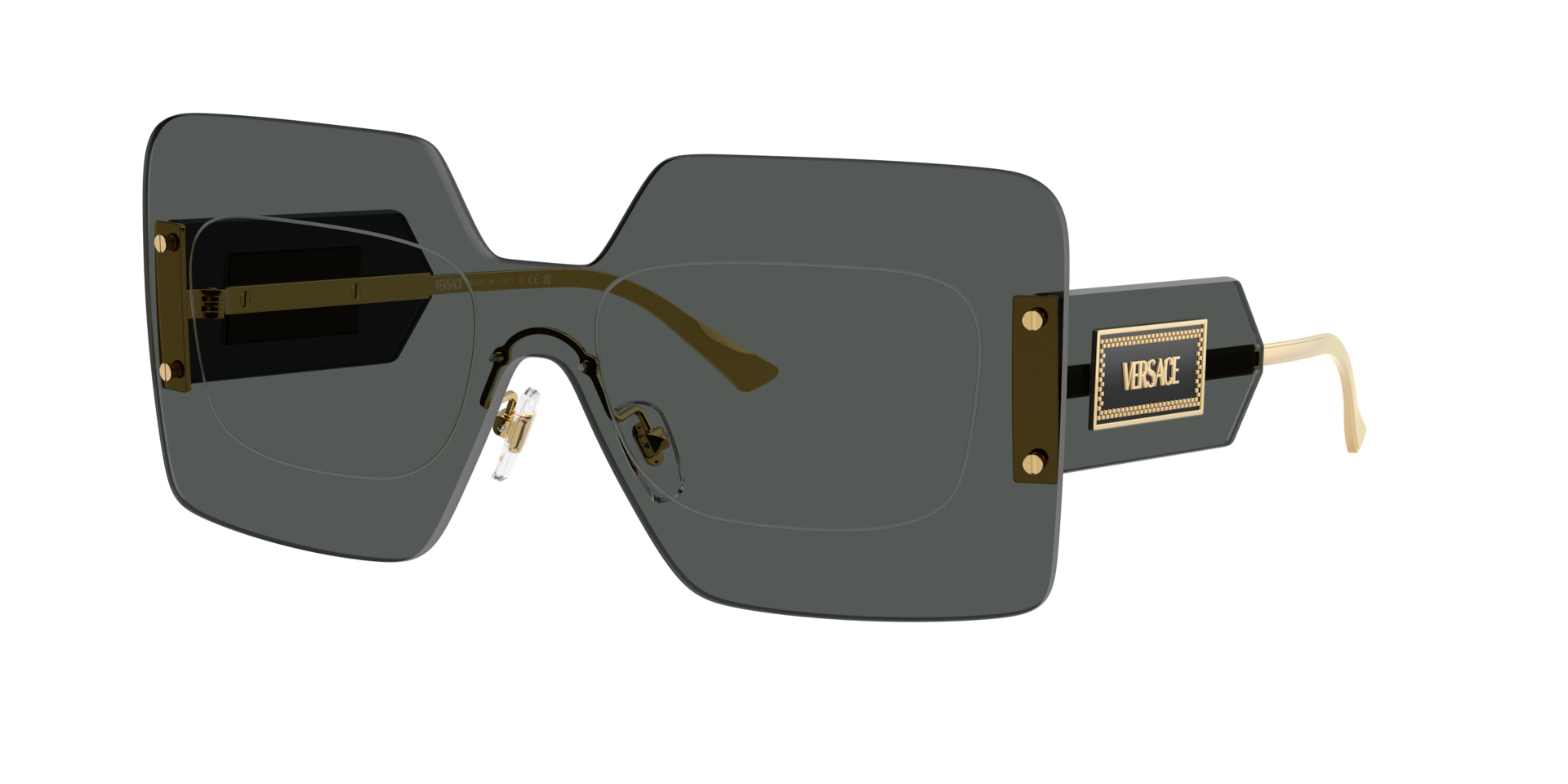 Versace Frau Sunglass VE2277 - Rahmenfarbe: Dunkelgrau, Linsenfarbe: Dunkelgrau