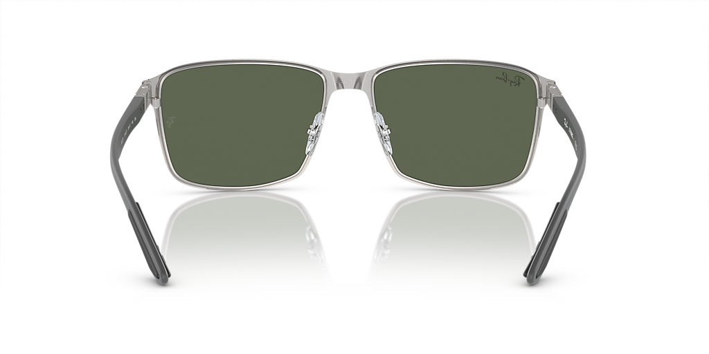 Ray-Ban RB3721 XXL (59 - 17) with Green lenses and Black frame