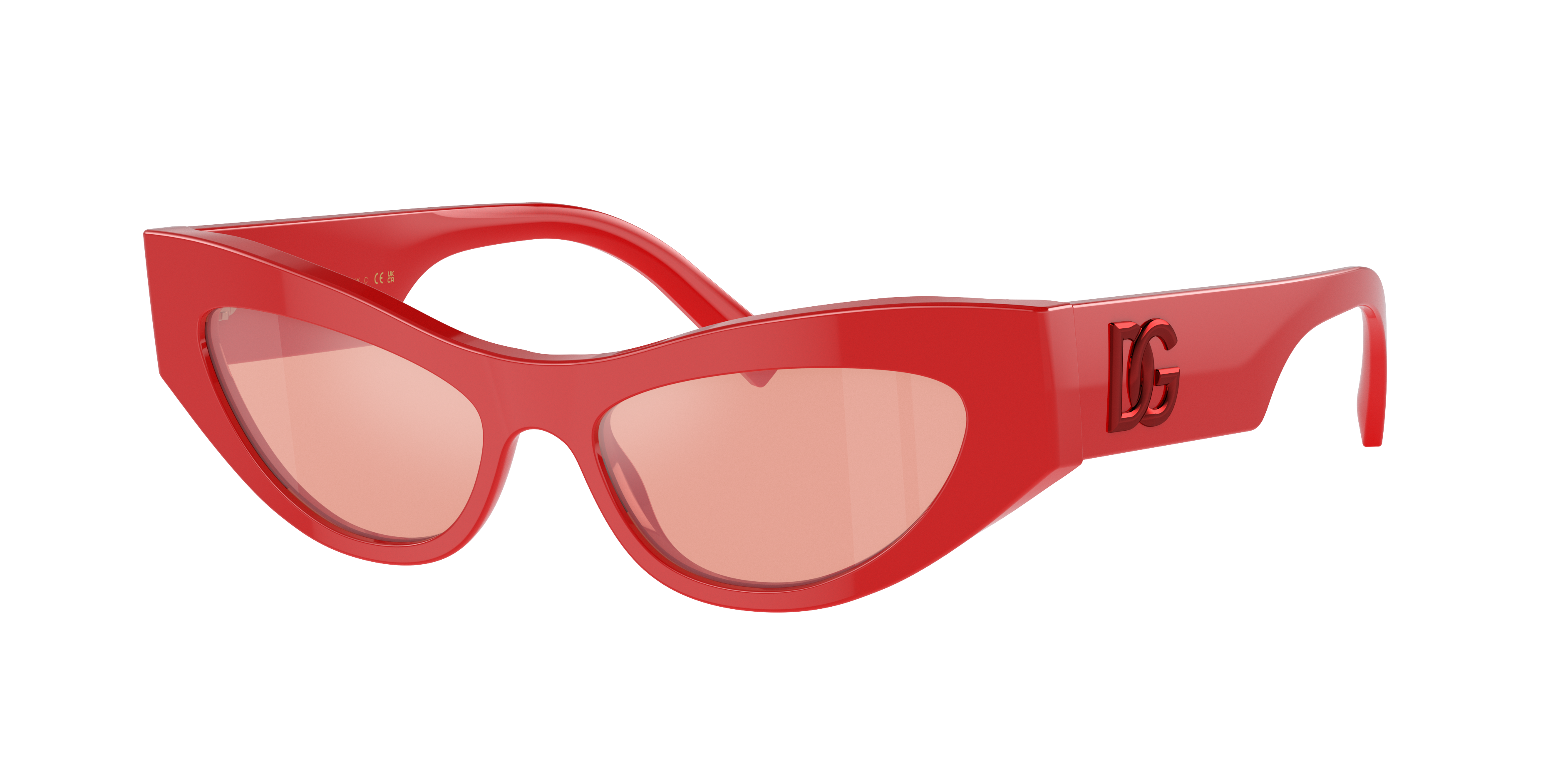 Dolce&Gabbana Woman Sunglass DG4450 -  Frame color: Red, Lens color: Pink Mirror Pink
