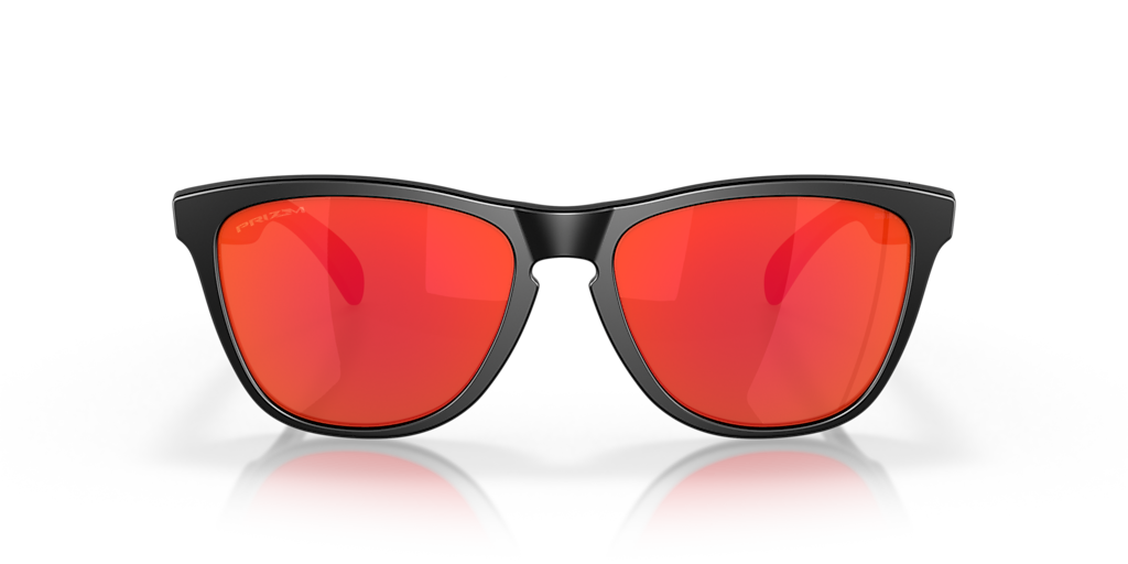 Oakley Frogskins™ (Low Bridge Fit) XL (54 - 17) with Orange lenses