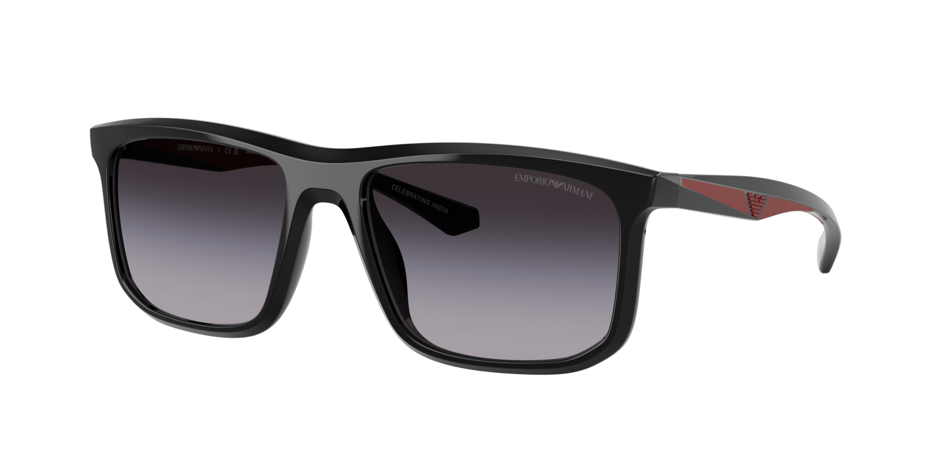 Emporio Armani Man Sunglass EA4234U -  Frame color: Shiny Black, Lens color: Grey Gradient