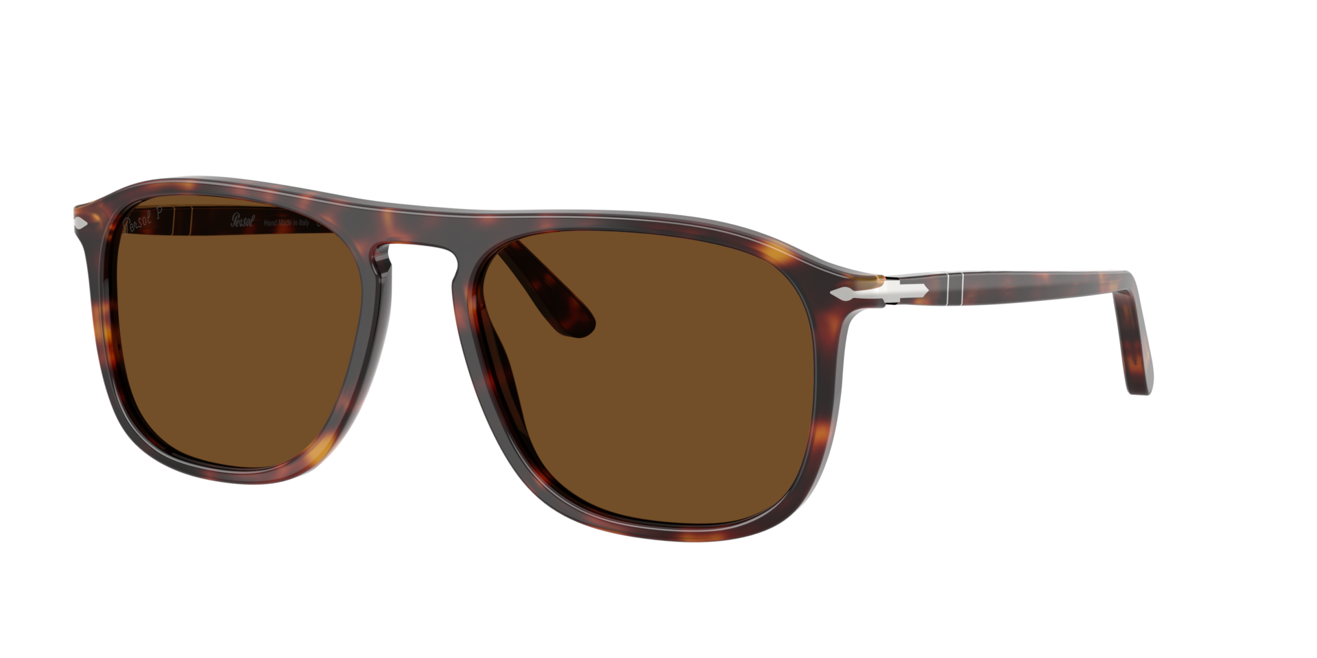 Persol Unisex Sunglass PO3392S -  Frame color: Havana, Lens color: Polarized Brown