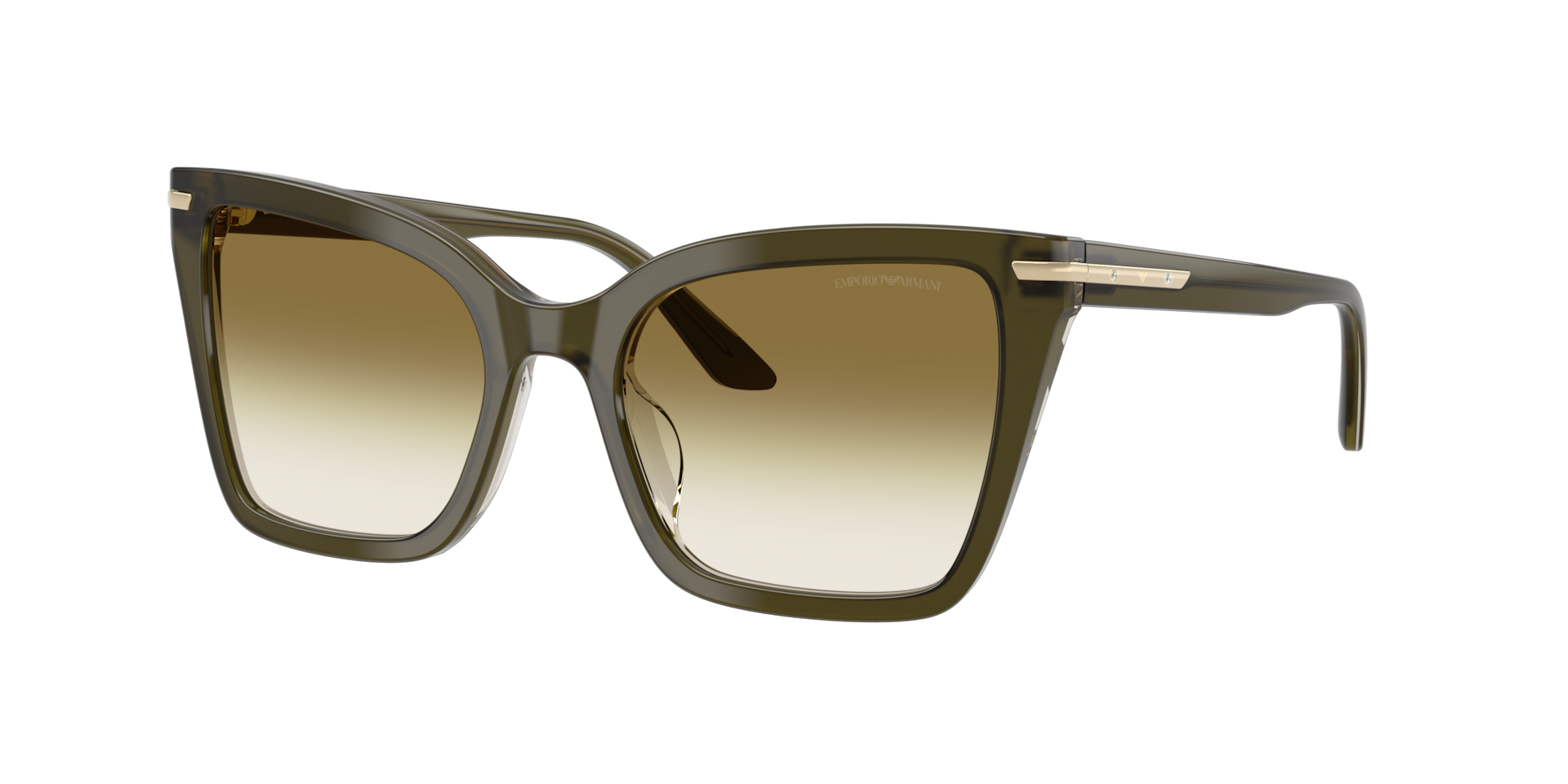 Emporio Armani Woman Sunglass EA4273BU -  Frame color: Shiny Dark Green, Lens color: Clear Gradient Dark Green