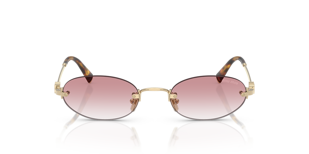 Miu Miu MU A54S S (51 - 20) with Pink lenses and Gold frame
