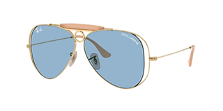 Ray-Ban RB3680D XXL (60 - 19) with Violet lenses and Pink frame