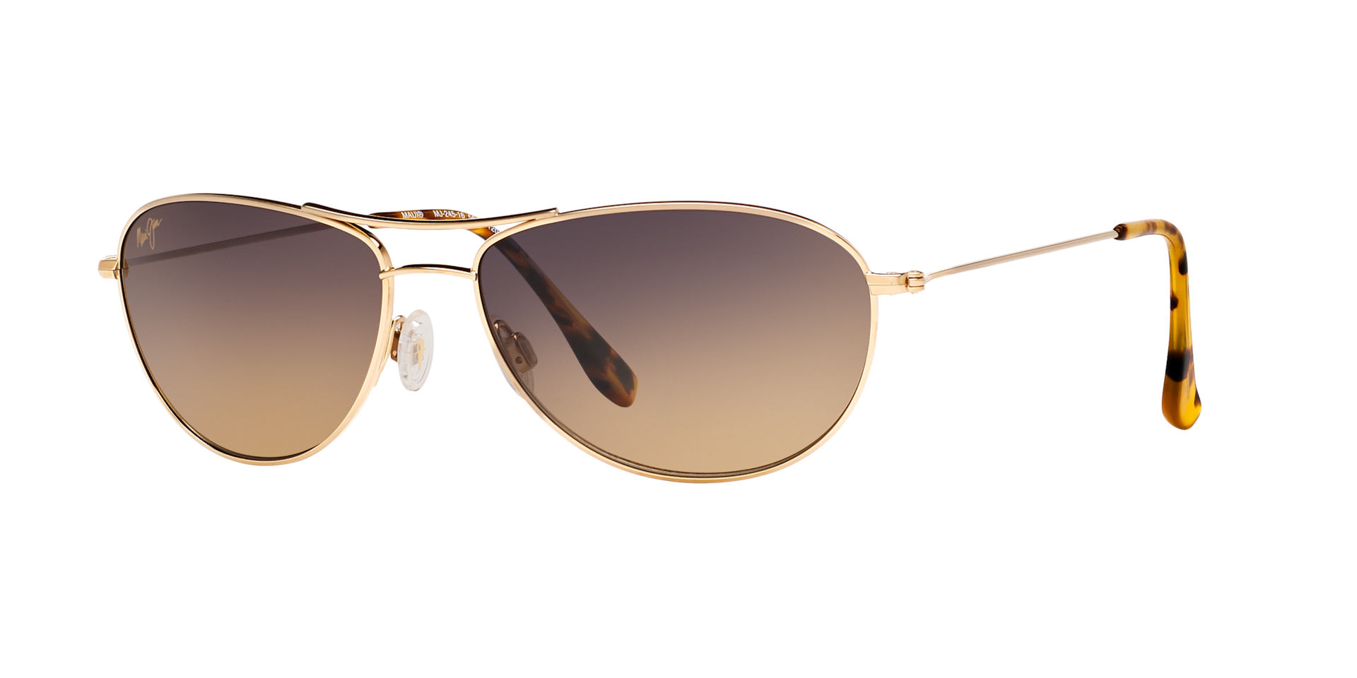 Maui Jim Baby Beach M (56 - 17) with Copper lenses and Gold frame