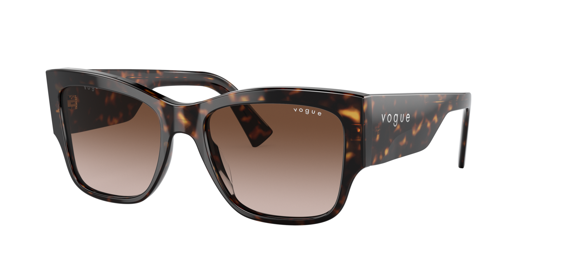 Vogue Eyewear Woman Sunglass VO5462S -  Frame color: Dark Havana, Lens color: Gradient Brown
