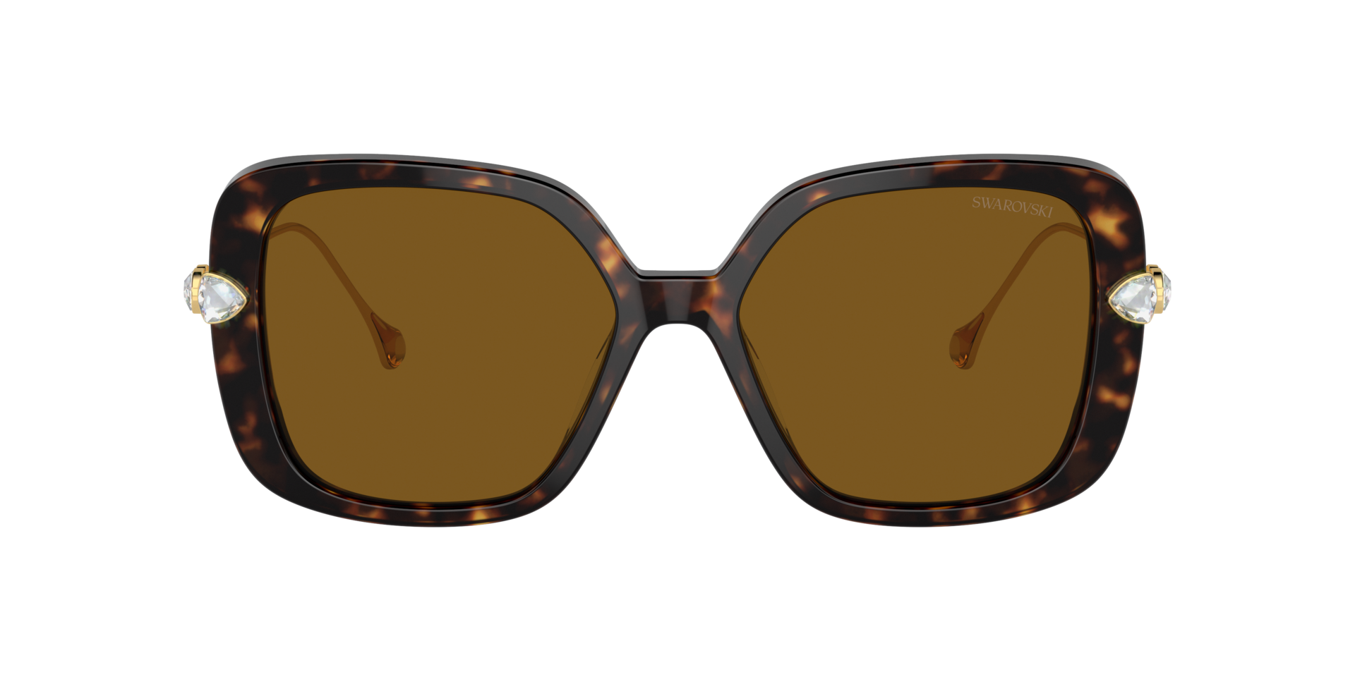 Swarovski SK6011 XL (55 - 17) with Brown lenses and Tortoise frame