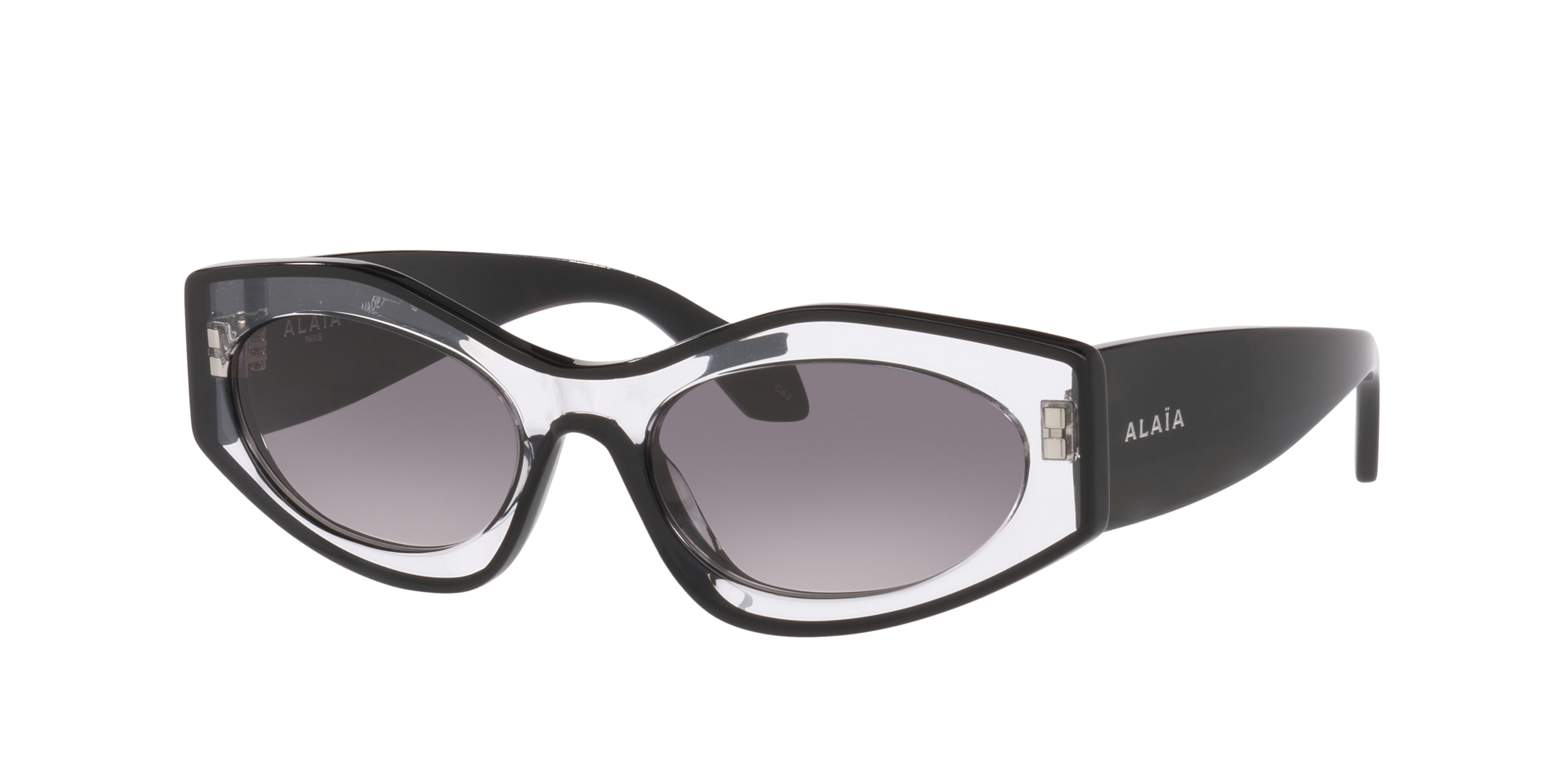 Alaia Femme Sunglass AA0093S - Couleur du Monture Incolore Couleur de Lentille Dgrad Gris 430 €