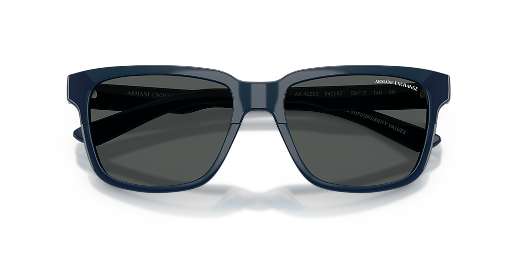Armani Exchange AX4026S M (56 - 17) com Lentes Cinza e Armação