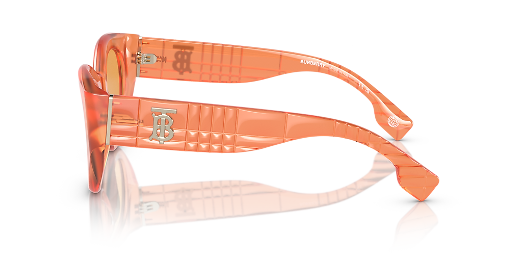 Burberry - translucent Orange frame Sunglasses B4390 - NWT - 47-25-140 0BE4390__4068_7__P21__shad__qt.png main image 2