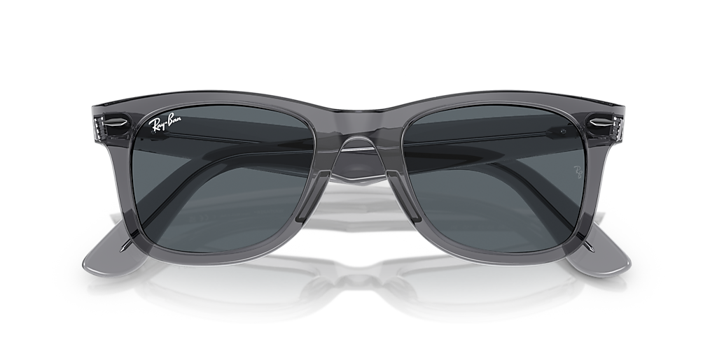Ray-Ban Original Wayfarer Classic L (50 - 22) with Blue lenses and