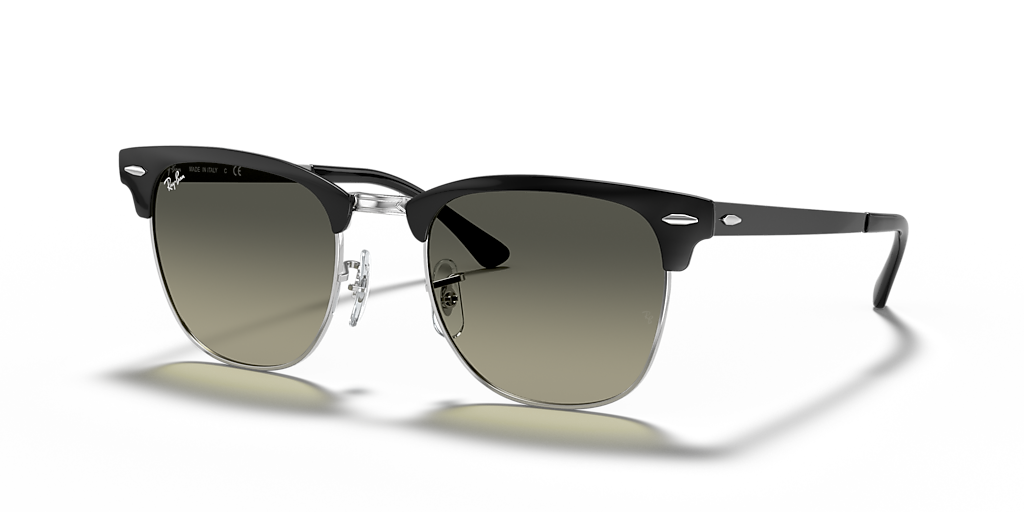 Ray-Ban Clubmaster Metal L (51 - 21) with Grey lenses and Black