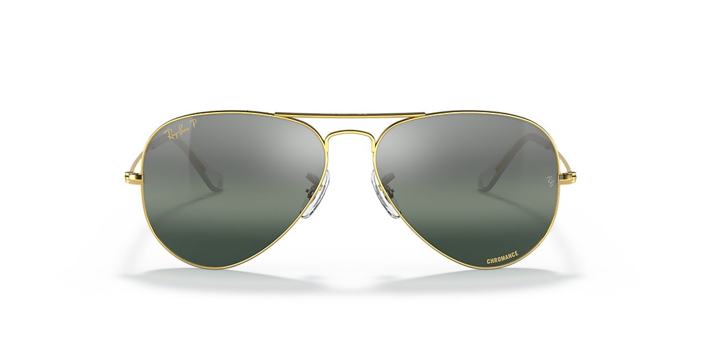 Ray-Ban Aviator Polarized+ Lenses XL (58 - 14) with Blue lenses