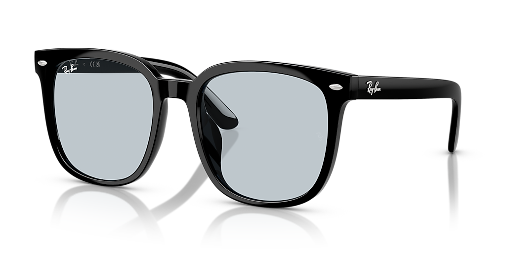 Ray-Ban RB4401D XXL (57 - 20) with Blue lenses and Black frame