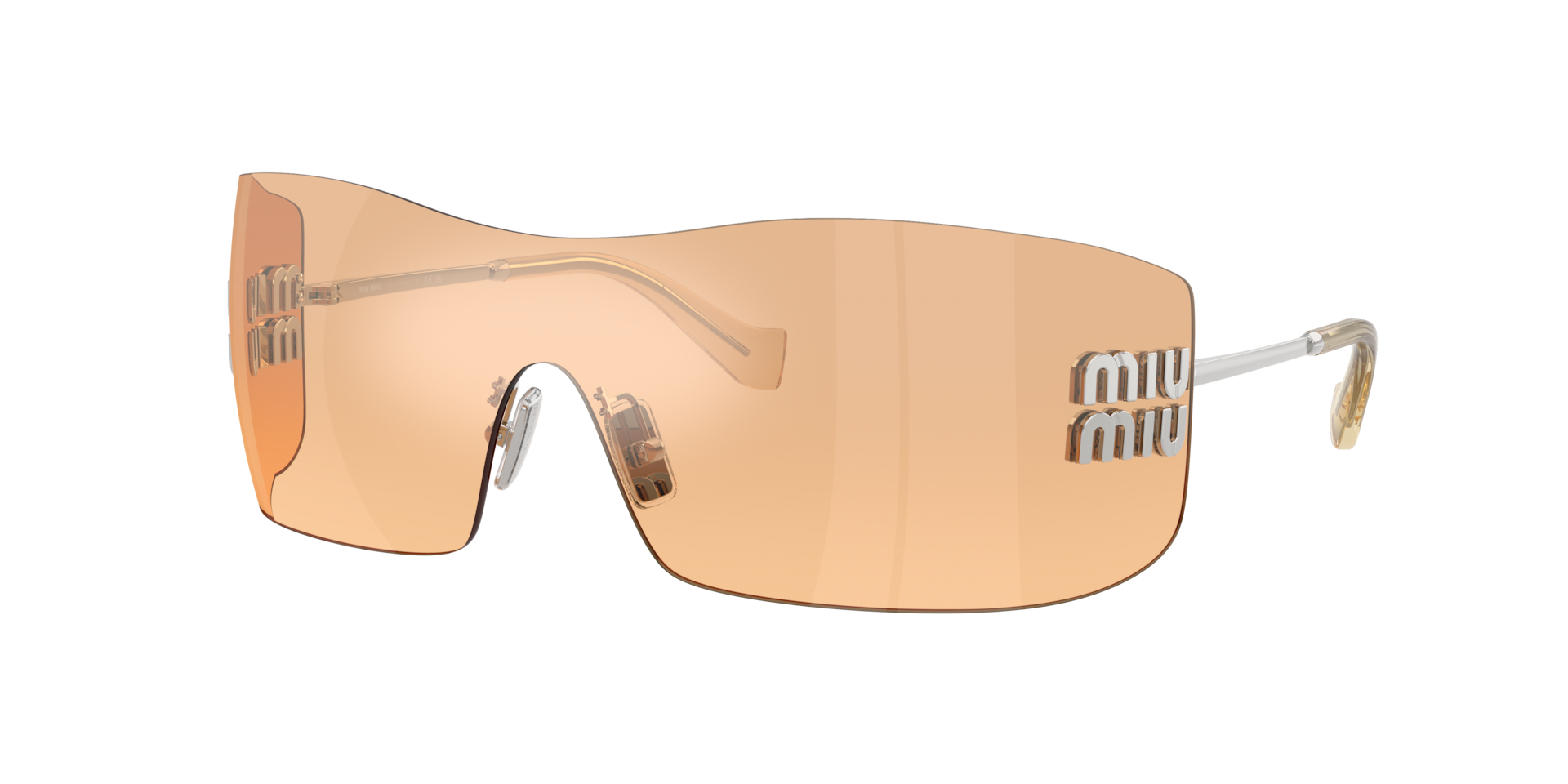Miu Miu , Sunglasses, Female, Gray, 44 Mm, Mu B53s Sunglasses - Image 6
