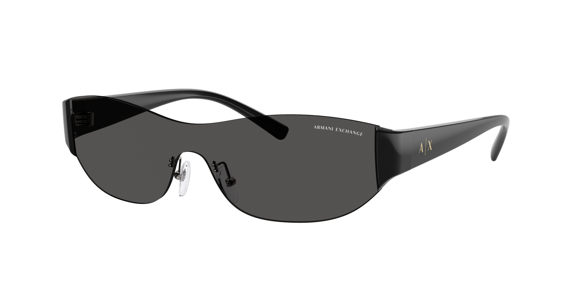 Armani Exchange Unisex Sunglass AX4177S - Frame color: Dark Grey, Lens color: Dark Grey