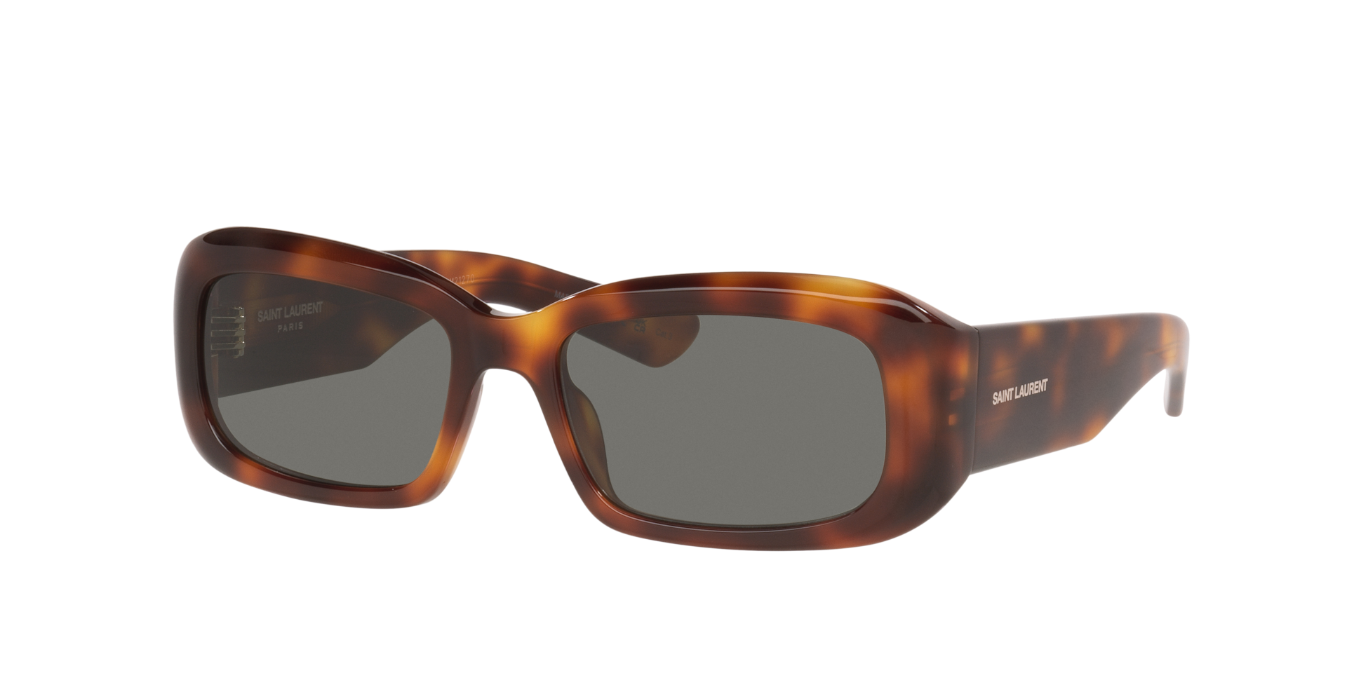 Saint Laurent Unisex Sunglass SL 809 - Rahmenfarbe: Tortoise hell, Linsenfarbe: Grau