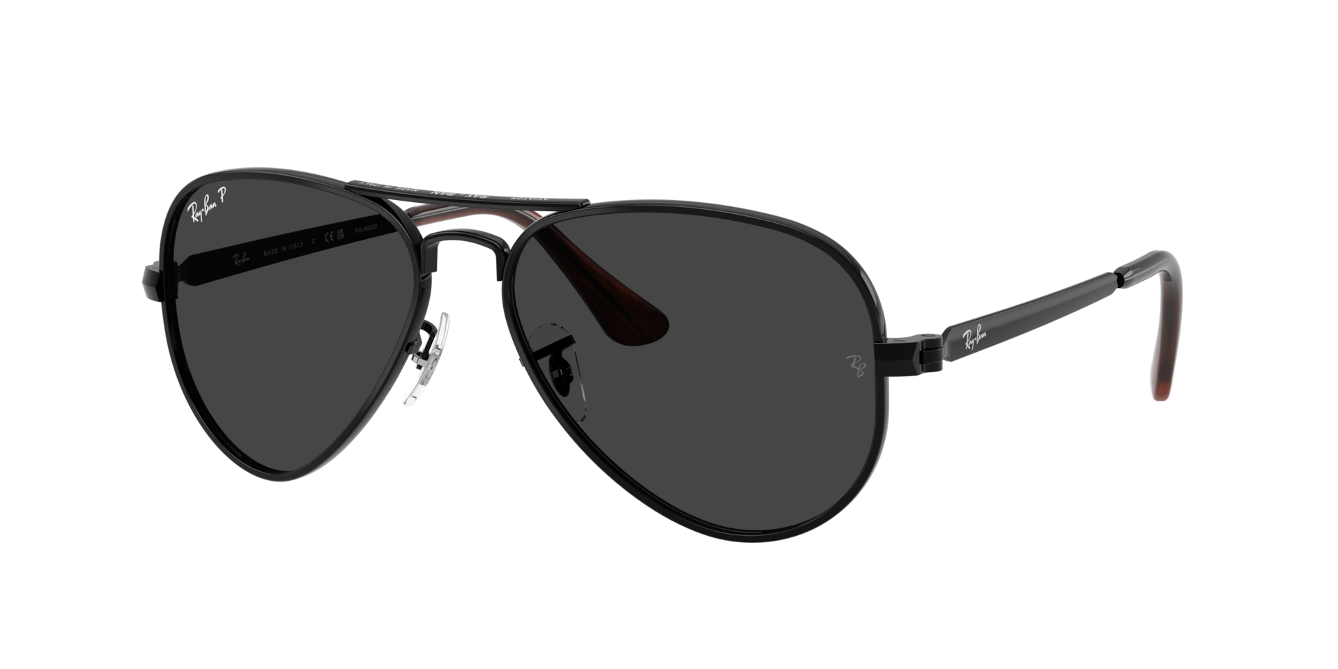 【国内正規品】Ray-Ban AVIATOR MAX RB3925 62-16 Ray-Ban Aviator Max XL (58 - 16) com Lentes Preto e Armação Preto
