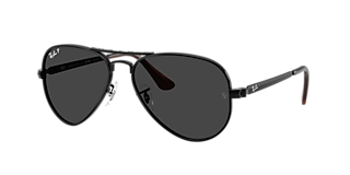 Ray-Ban Erika Metal M (54 - 19) with Classic lenses and Black
