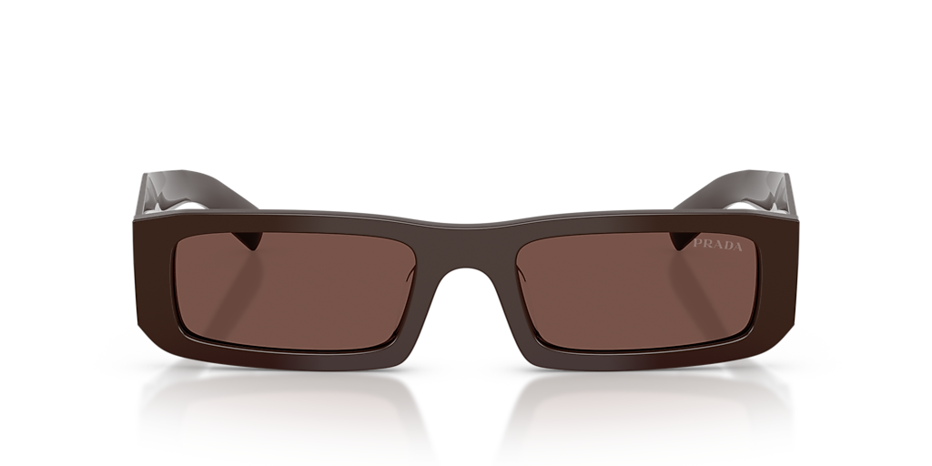 Prada PR D09SD L (54 - 20) with Brown lenses and Brown frame