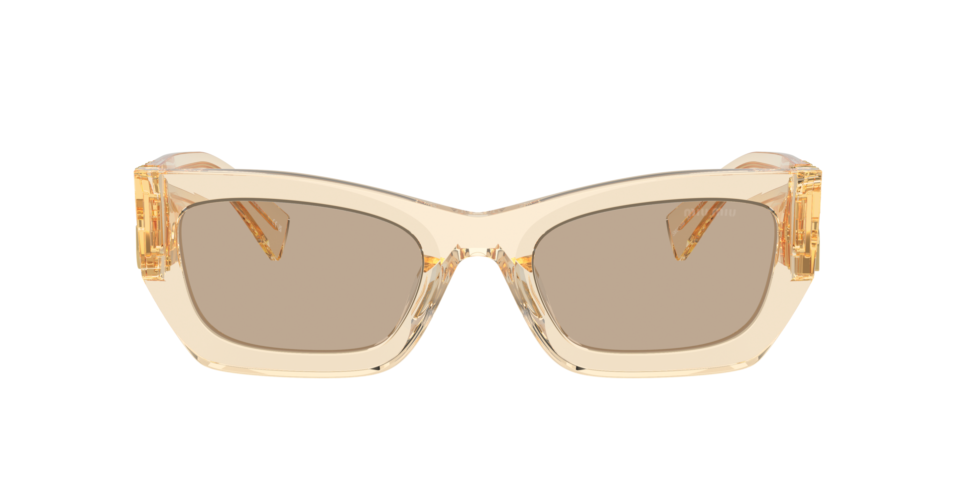 Miu Miu MU 09WS XL (53 - 22) with Brown lenses and Brown frame