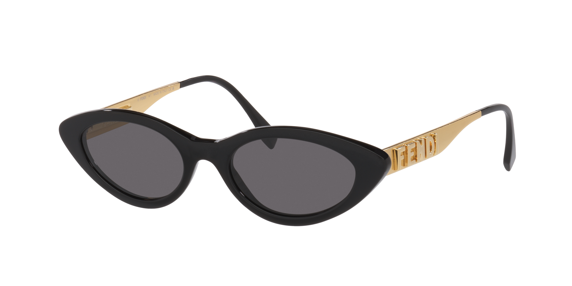 Fendi Femme Sunglass Fendigraphy FE40202I - Couleur du Monture Noir Couleur de Lentille Gris 450 €