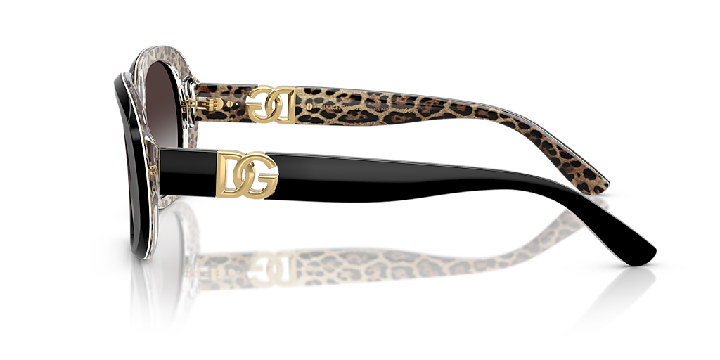 Dolce&Gabbana DG4476 L (56 - 17) with Grey lenses and Black frame