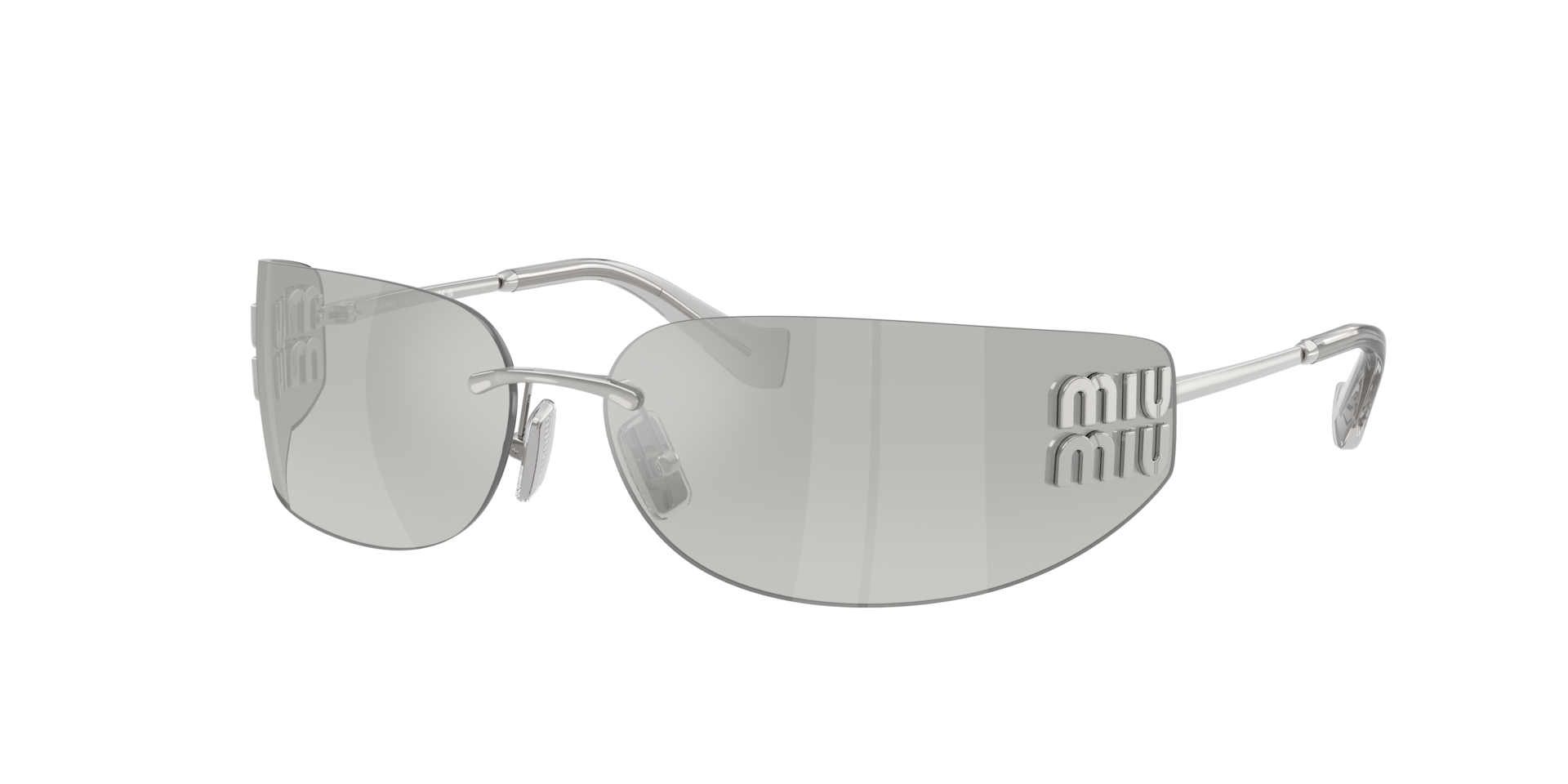 Miu Miu Aube Sunglasses - Female - Sunglasses - Gray - One Size - Accessories - Image 4