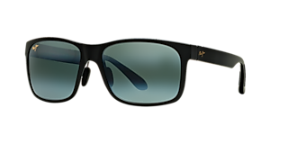 Maui Jim M2 サングラス ブラック Maui Jim Ho'okipa Ultra R XXL (62 - 17) with Grey lenses and Black