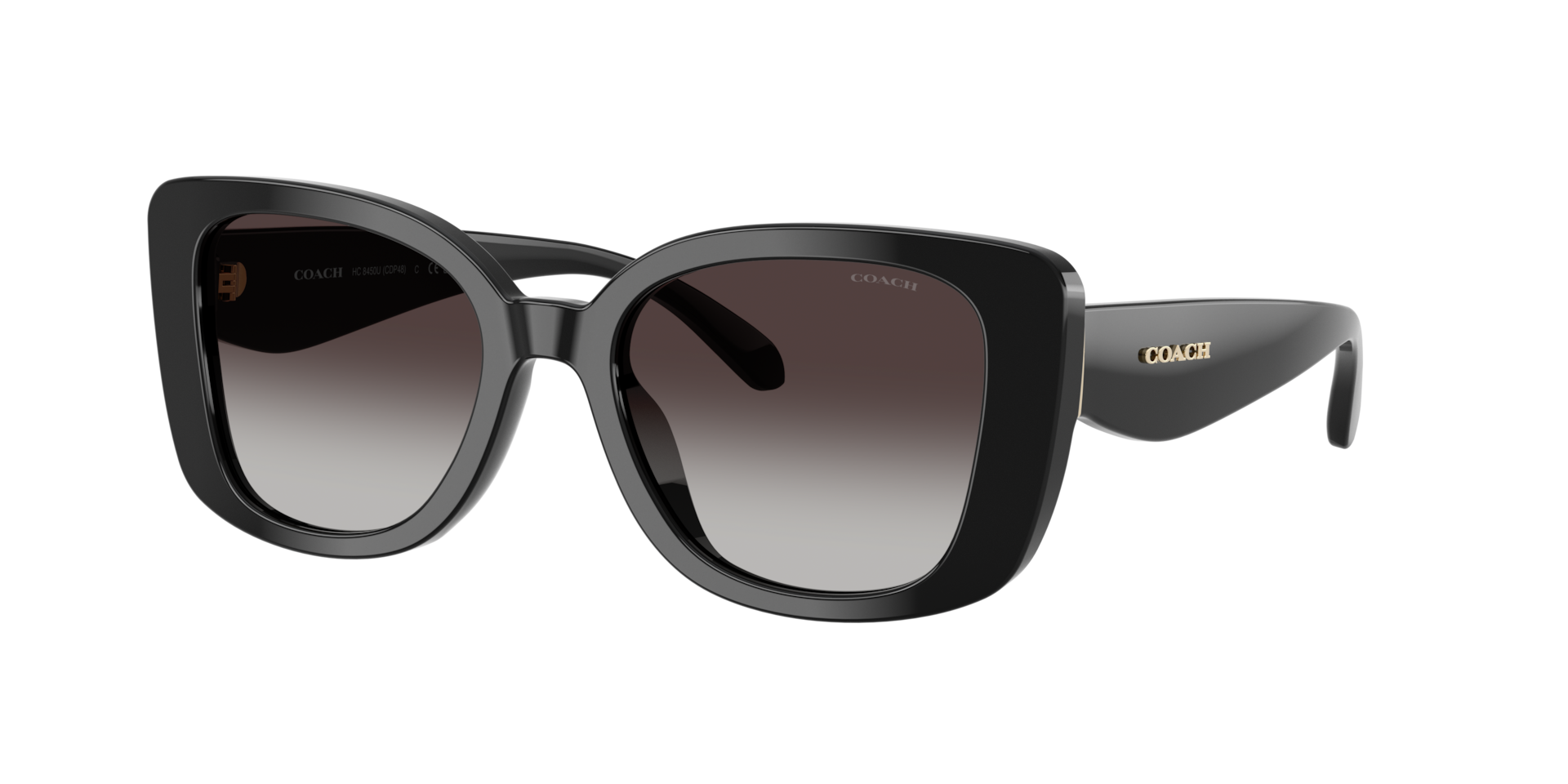 Coach Femme Sunglass CDP48 - Couleur du Monture Noir Couleur de Lentille Dgrad Gris 152 €