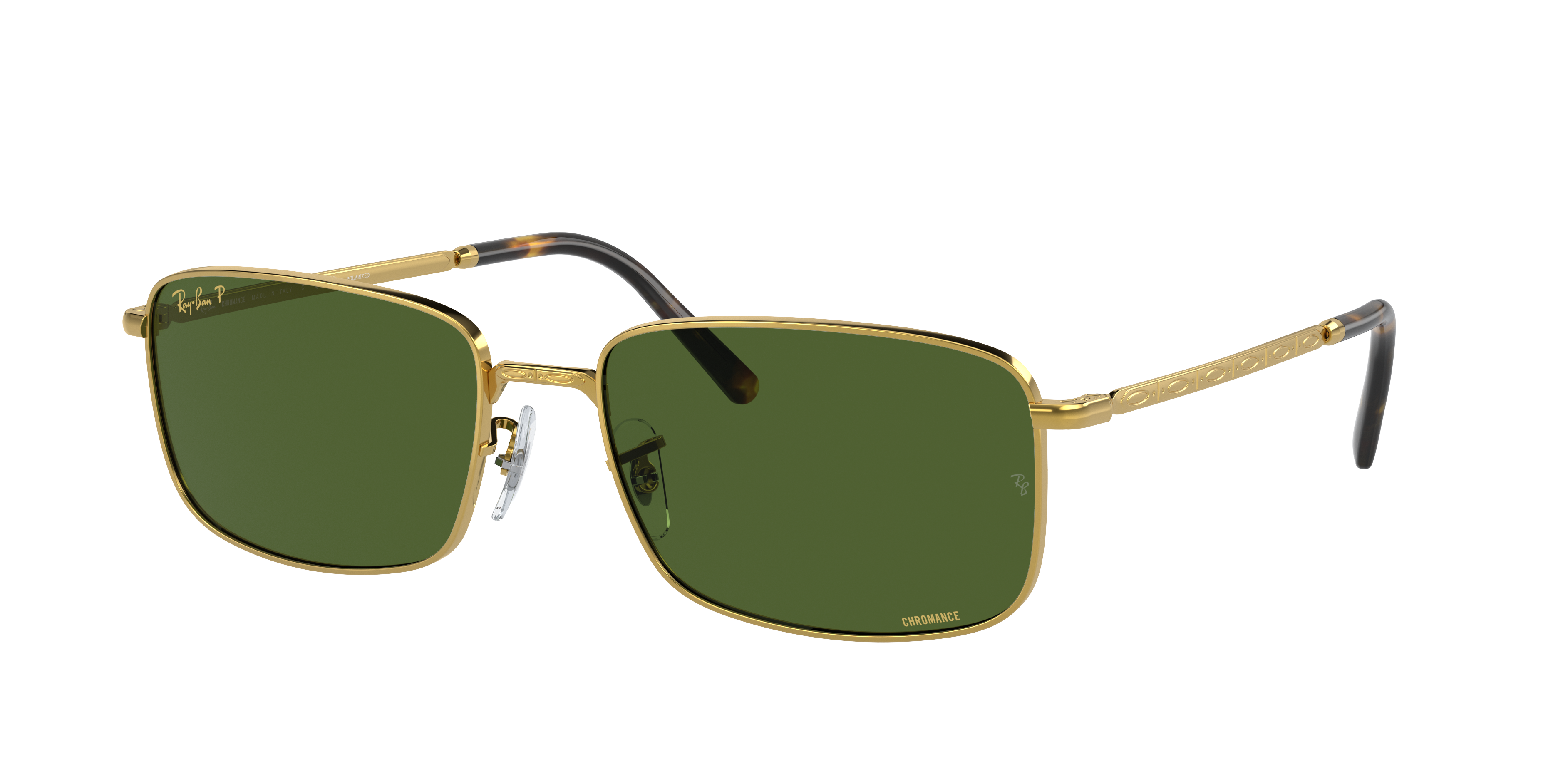 RayBan サングラス　RB3717 偏光レンズ Ray-Ban RB3717 Polarized+ Lenses XL (57 - 18) with Green lenses