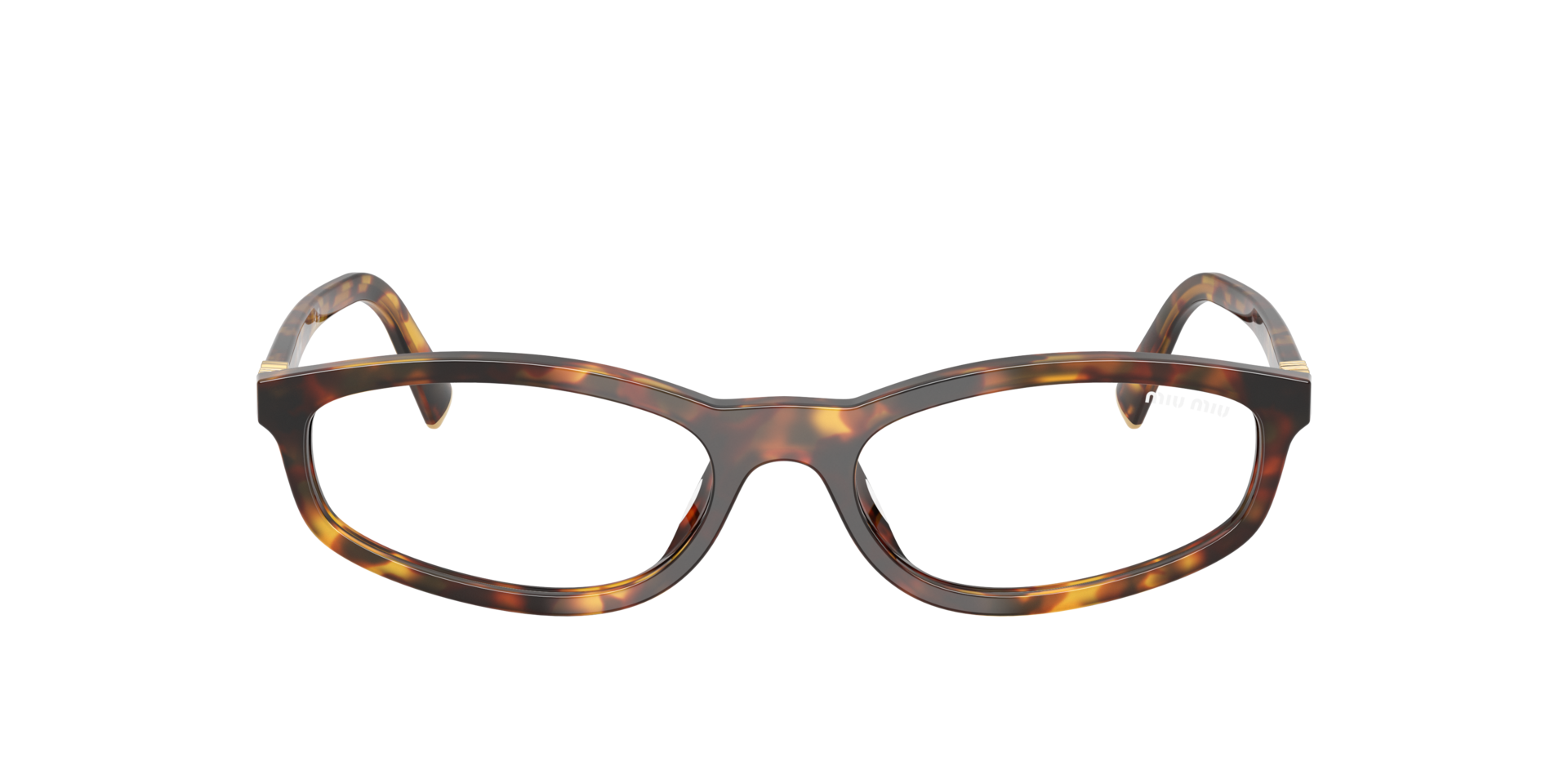Miu Miu MU A06SF S (54 - 17) with Transparent lenses and Tortoise