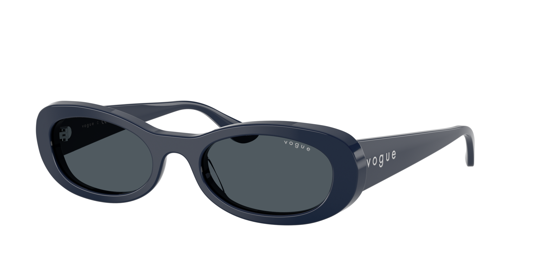 Vogue Eyewear Blue/Grey Vo5582s 324087 Woman Sunglasses Acetate Round Normal - Image 2
