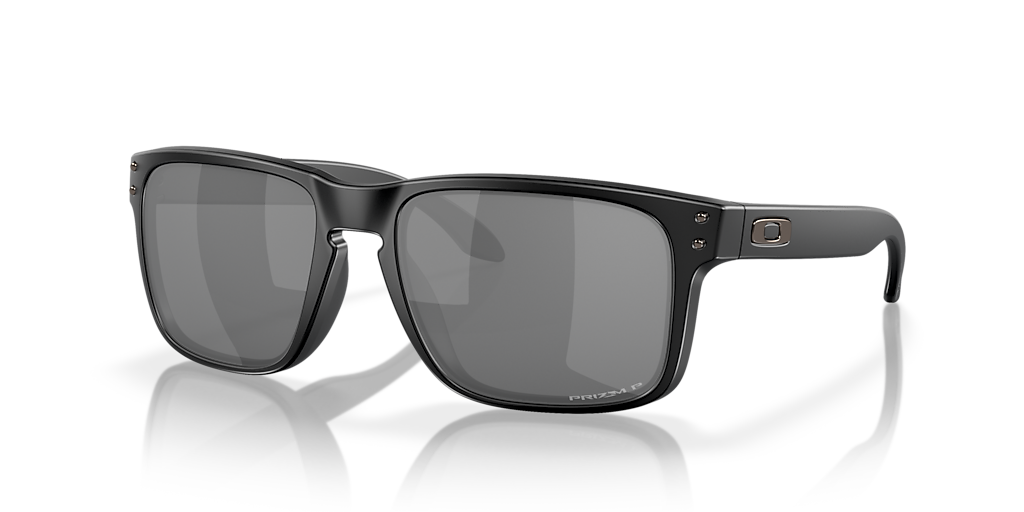 OAKLEY　HOLBROOK　サングラス　ミラーレンズ　ブラックフレーム Oakley Holbrook™ (Low Bridge Fit) L (56 - 17) with Black lenses