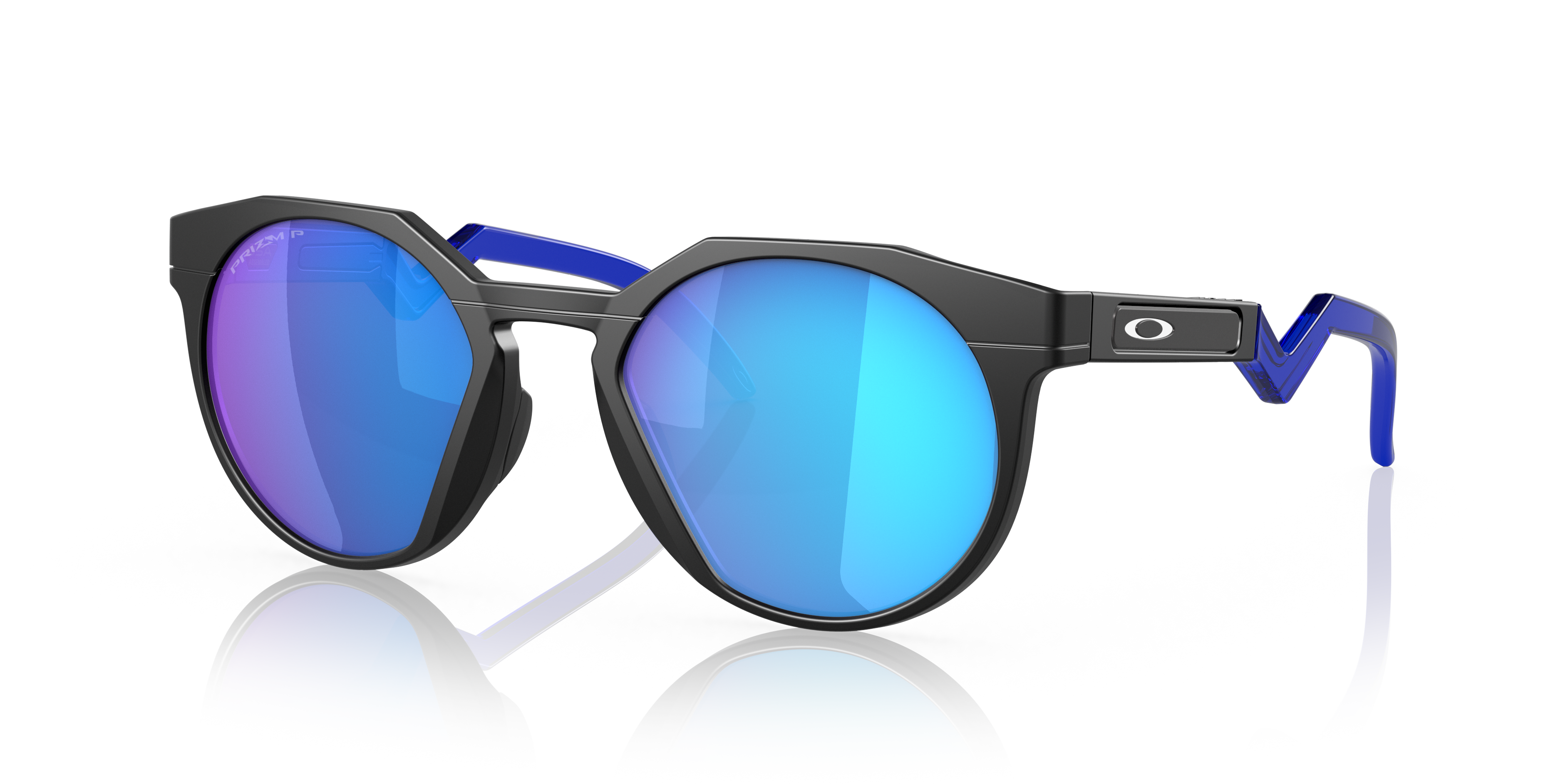 Oakley HSTN M (52 - 21) com Lentes Azul e Armação Preto | Sunglass