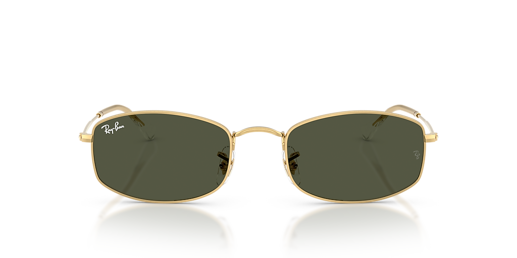 Ray-Ban RB3832 M (52 - 21) with Green lenses and Gold frame