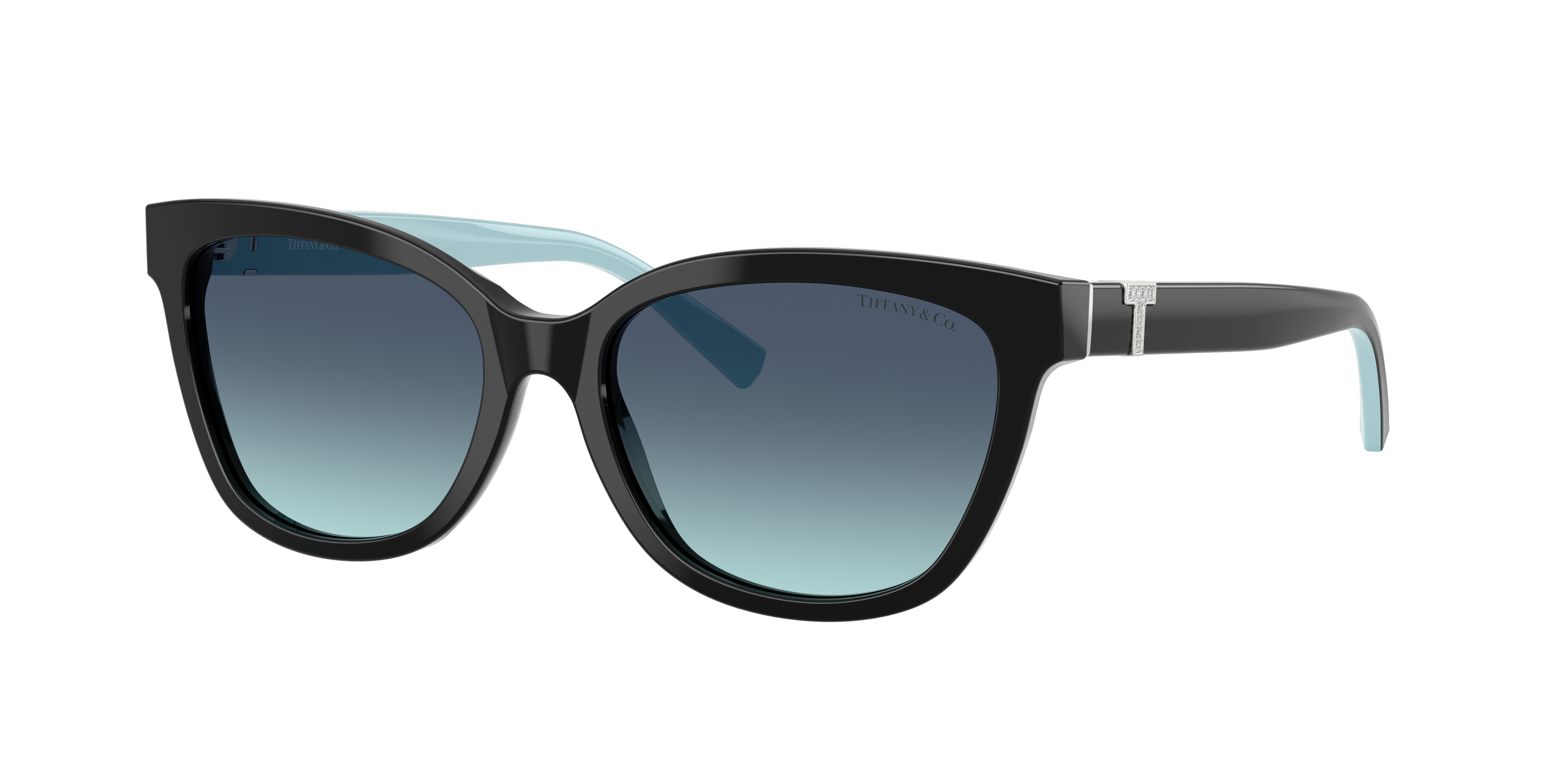 Tiffany & Co. TF4237B M (55 - 17) with Blue lenses and Black frame