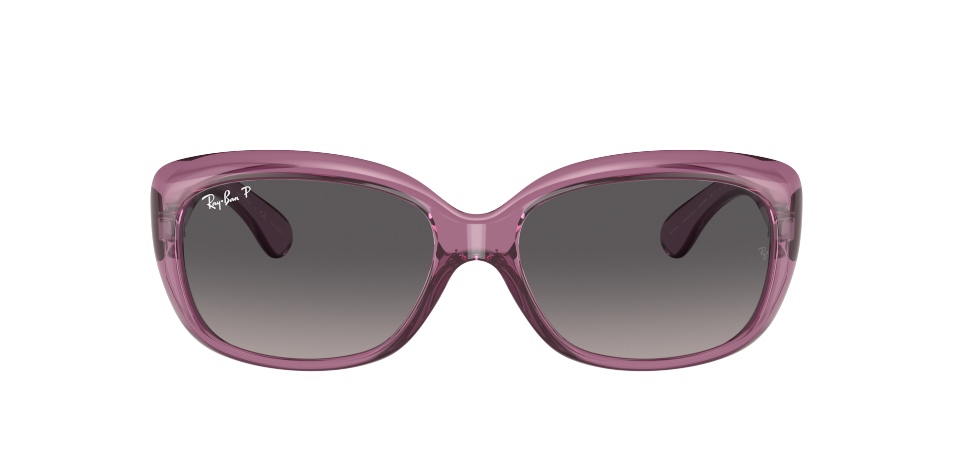 Ray-Ban Jackie Ohh Transparent M (58 - 17) with Grey lenses and