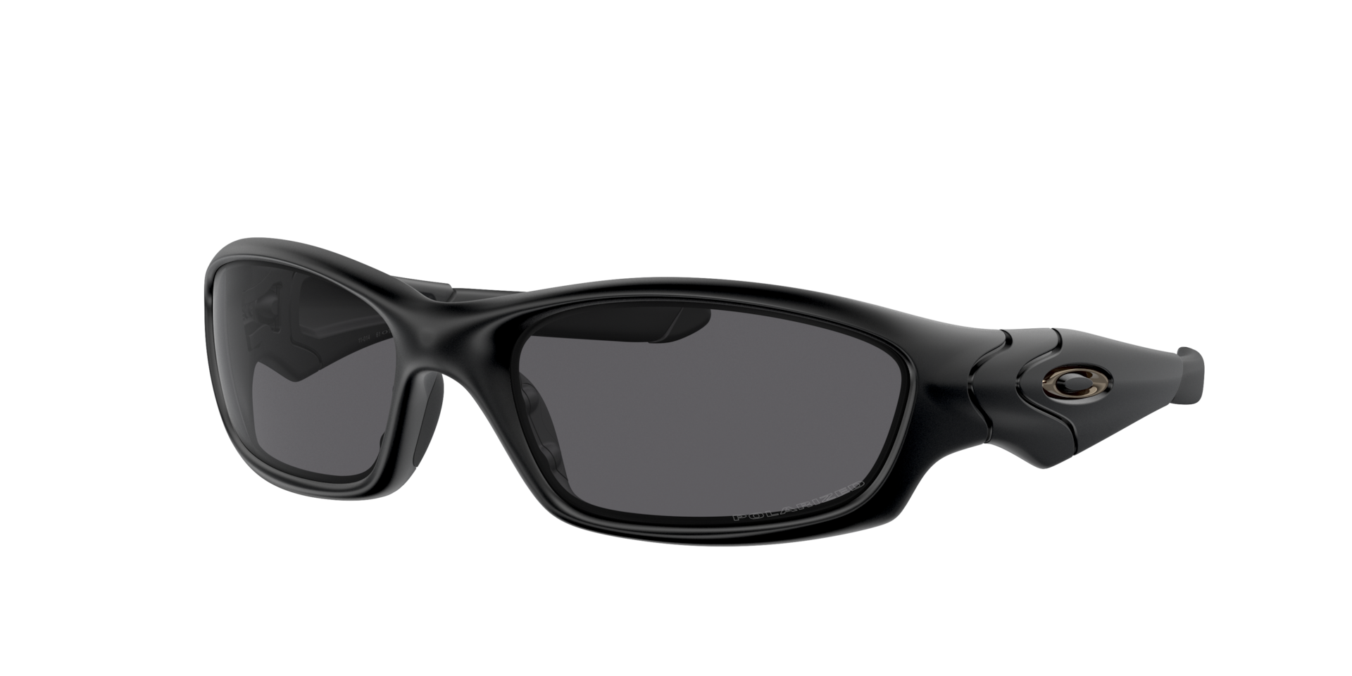 Oakley Mann Sunglass Standard Issue Straight Jacket® - Rahmenfarbe: Matt Schwarz, Linsenfarbe: Grau Polarized