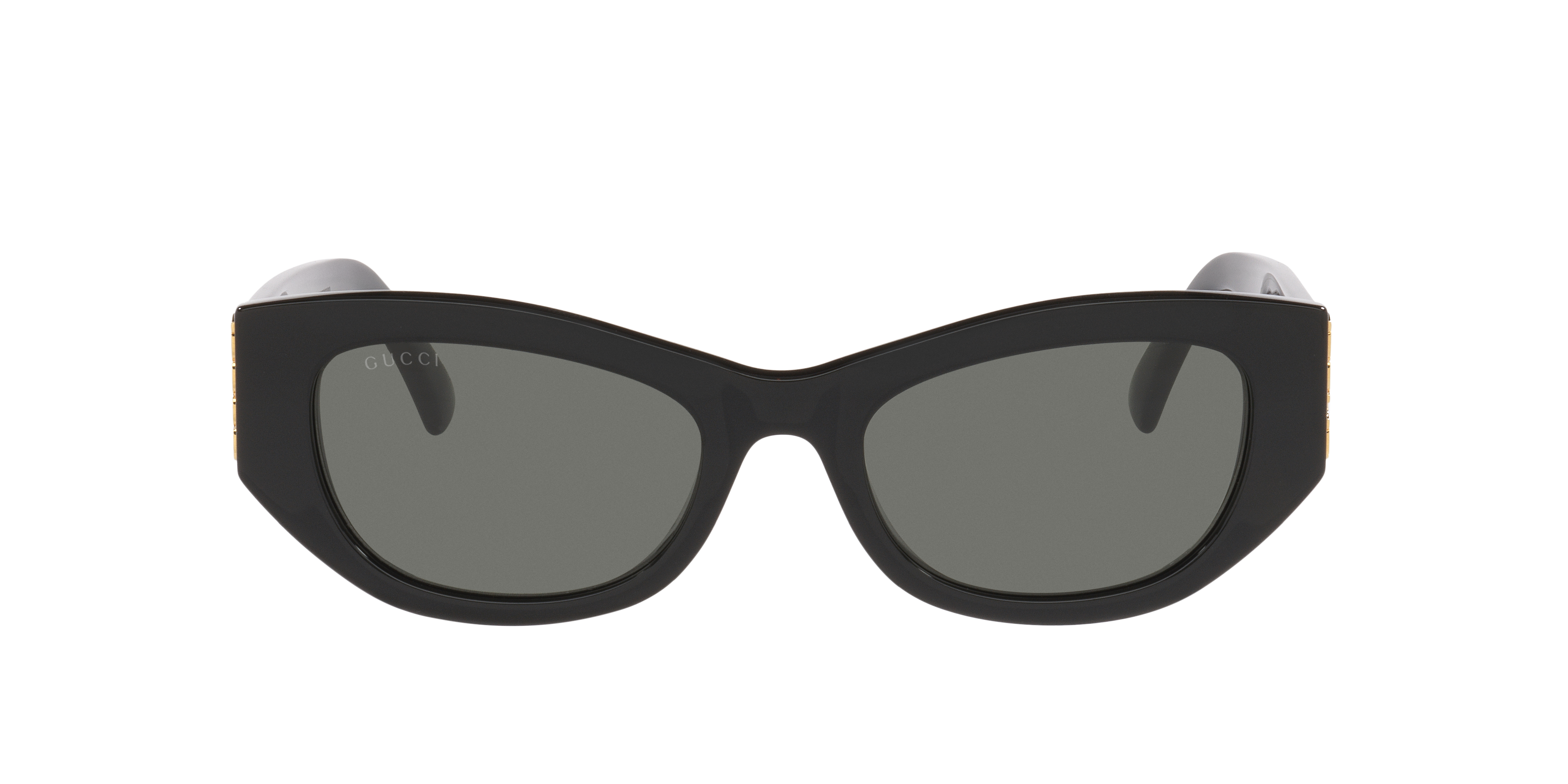 Gucci Gg2044Sa M (53 - 20) with Grey lenses and Black frame