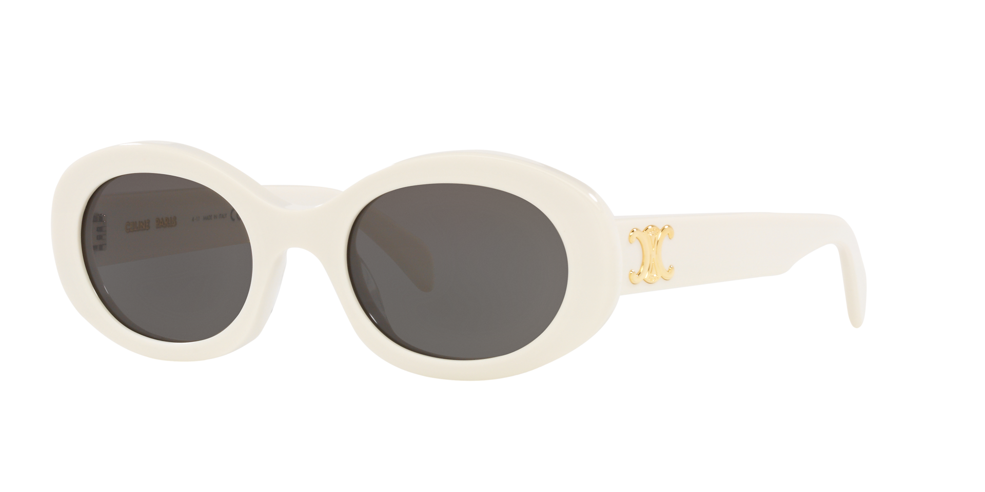 Celine Femme Sunglass CL40194U - Couleur du Monture Ivoire Couleur de Lentille Gris 430 €