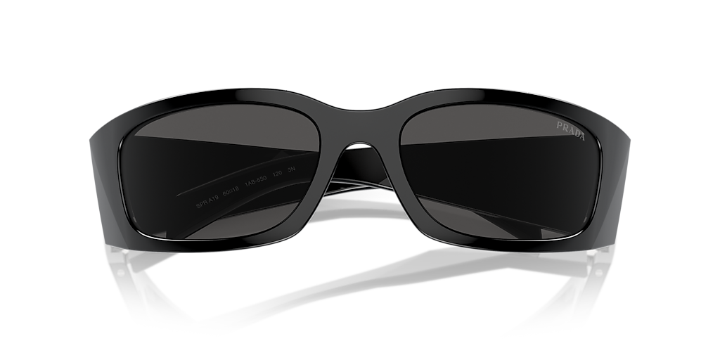 Prada PR A19S L (60 - 18) with Grey lenses and Black frame