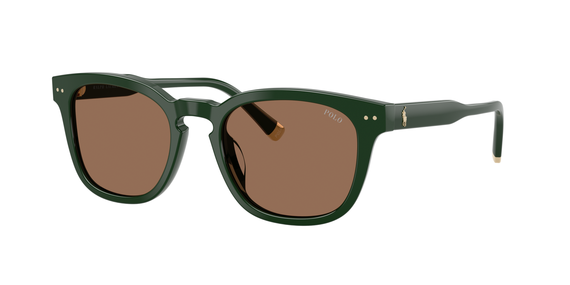 Polo Ralph Lauren Man Sunglass PH4242U -  Frame color: Shiny Dark Green, Lens color: Dark Brown