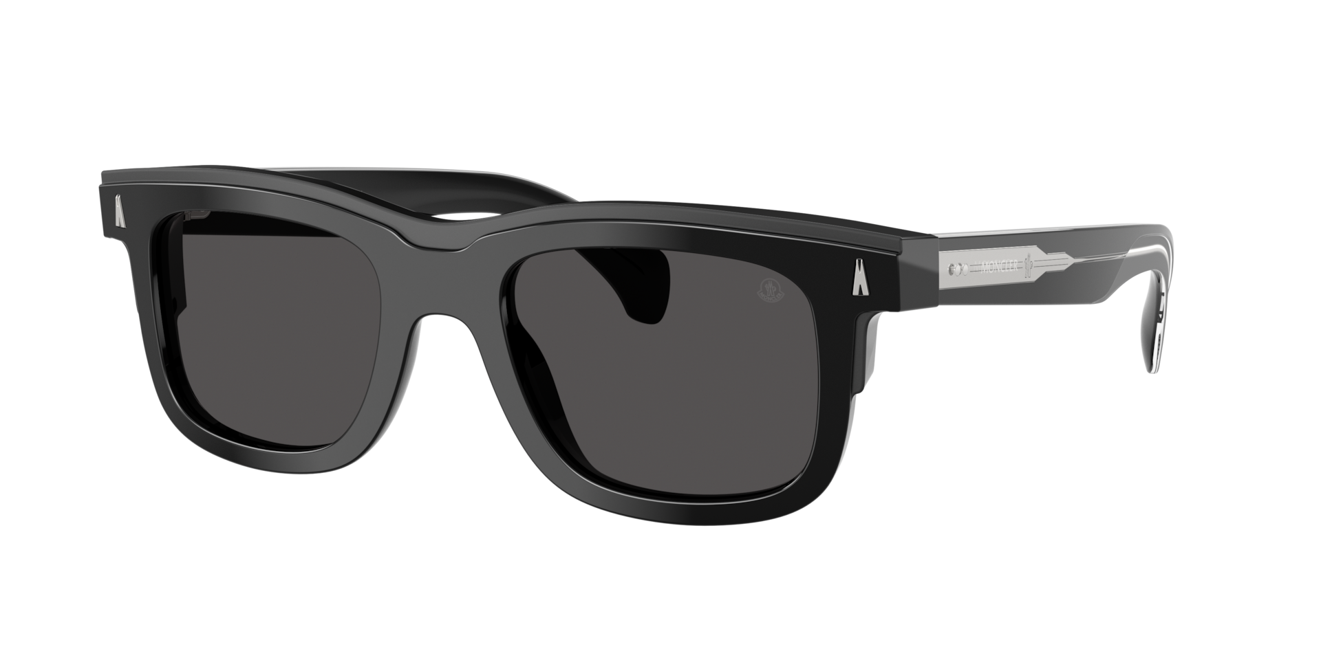 Moncler Unisex Sunglass ME6004F Claro - Couleur du Monture Noir brillant Couleur de Lentille Gris fonc 420 €